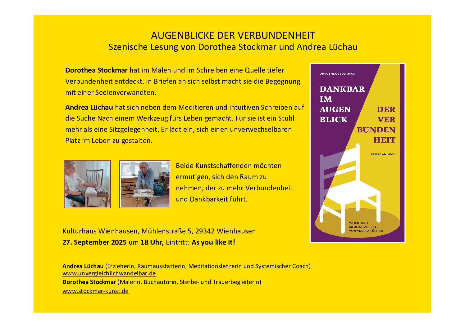 AUGENBLICKE DER VERBUNDENHEIT
